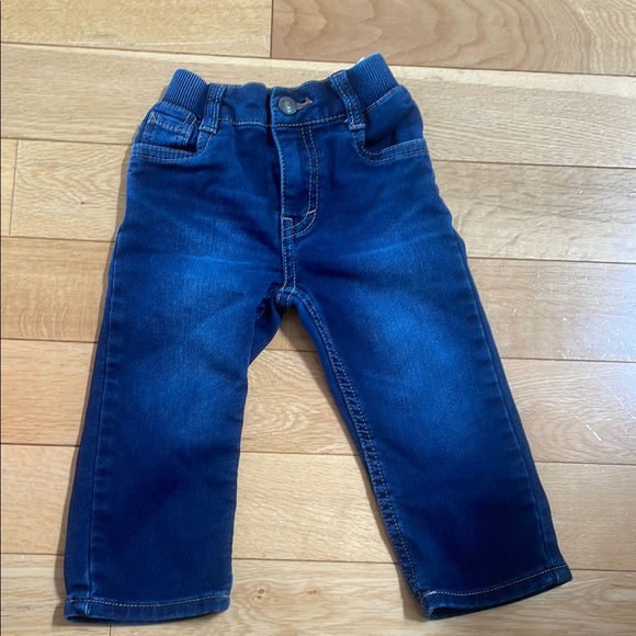 Levi's Blue Stretchy Denim Jeans toddler girl 18m - Picture 2 of 3
